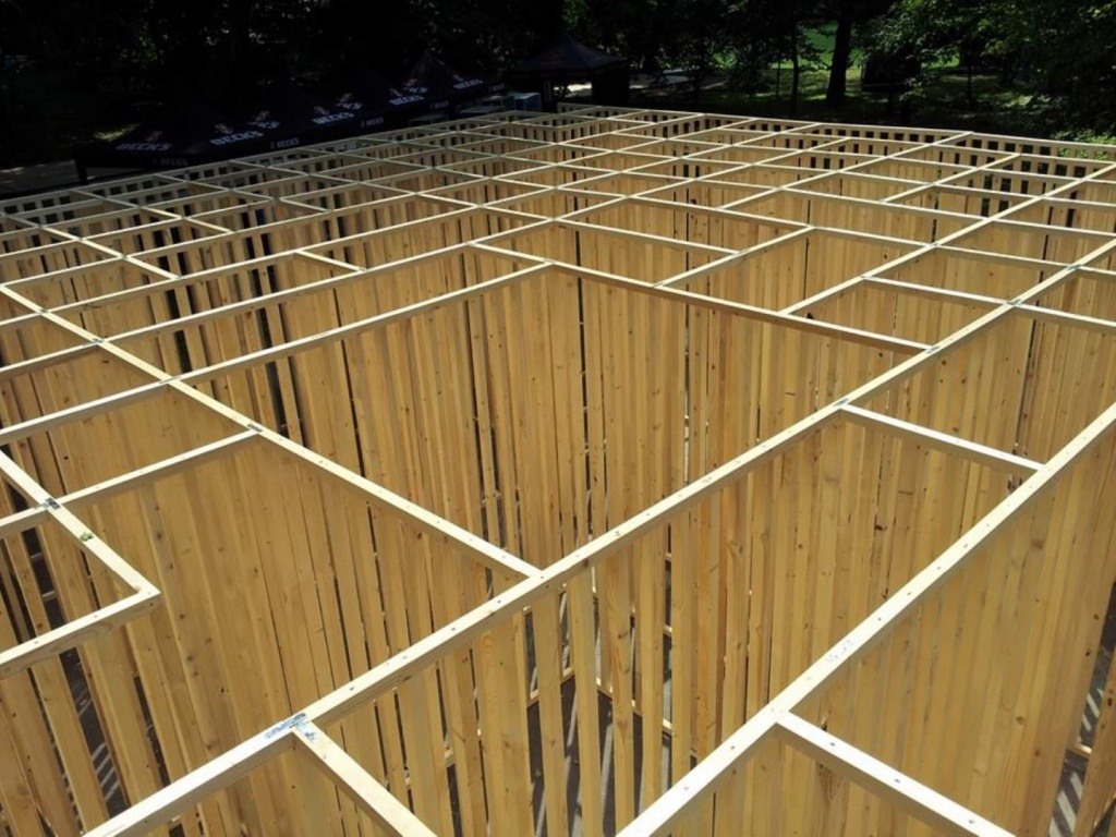 wood maze