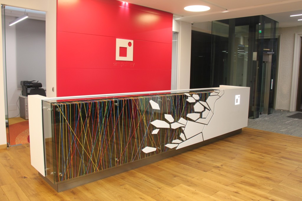 receptie custom made mobilier office